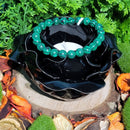 Bracelet - Perles 8mm - Malachite synthétique