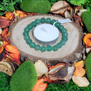 Bracelet - Pierres boules 8mm - Aventurine verte