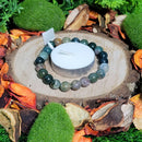 Bracelet - Pierres boules 8mm - Jaspe fantaisie