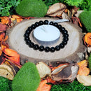 Bracelet - Perles 8mm - Tourmaline noire