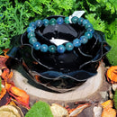 Bracelet - Perles 8mm - Chrysocolle teinte