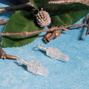 Selenite Wire Wrapped Pendant - 1.5" to 1.75"