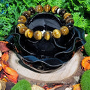 Bracelet - 12mm Beads - Tigers Eye