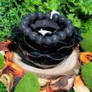 Bracelet - 12mm Beads - Lava Stone