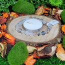 Bracelet - 8mm Beads - Black and White Agate