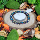 Bracelet - Perles 8mm - Hématite Arc-en-ciel