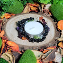 Bracelet - Stone Chip - 7 Chakras avec Tourmaline Noire et Pierre de Lave