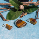 Tigers Eye Tumbled Stone Pendant