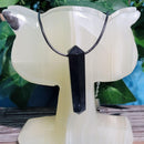 Necklace - 2 Point Black Tourmaline 1.75" to 2.25"