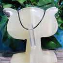 Necklace - 2 Point Clear Quartz 1.75" to 2.25"