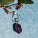 Amethyst Vogel Point Goddess Pendant