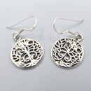 Sterling Silver Earrings - Celestial Tree-Jewellery-Kheops-The Bat Witch Cavern
