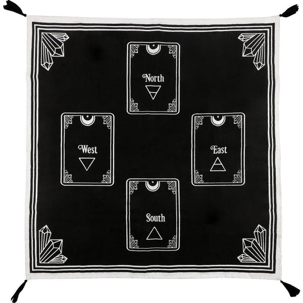 Tarot Cloth - 4 Card Spread - 27.5" x 27.5"-Home/Altar-Starlinks-The Bat Witch Cavern