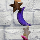 Agate Wind Chimes - Moon and Stars