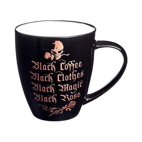 Black Coffee, Black Clothes Mug-Home/Altar-Quanta Distribution Inc.-The Bat Witch Cavern