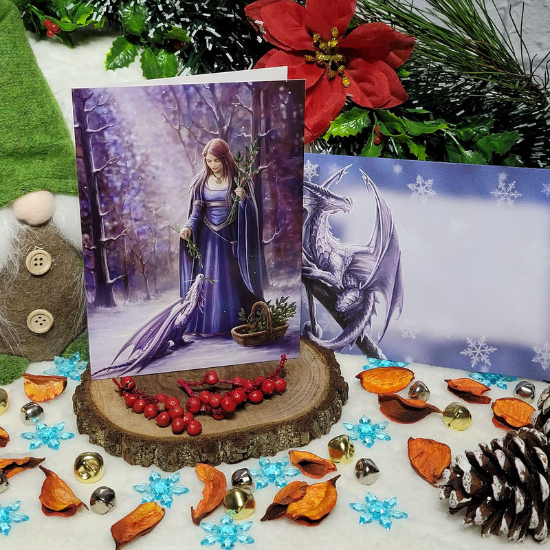 Card - Solstice Gathering Yule by Anne Stokes