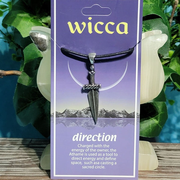 Wicca Direction Amulet Necklace