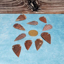 Pointe de flèche Jasper - 1" à 2,25"