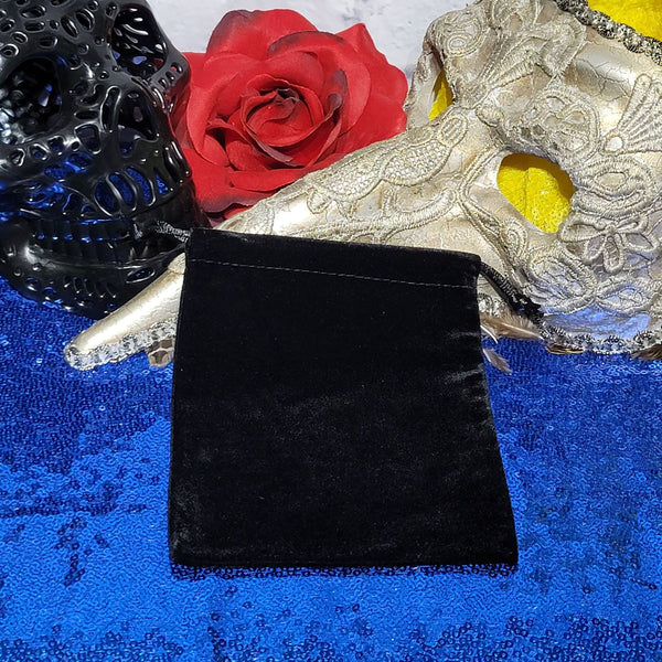 Velvet Bag - Black - 6" x 4"