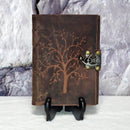 Journal en cuir - Arbre avec loquet - 5" x 7"