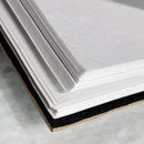 Leather Journal -  Black/Silver Owl w/Latch - 5" x 7"