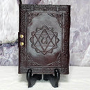 Leather Journal -  Chakra w/Latch - 5" x 7"