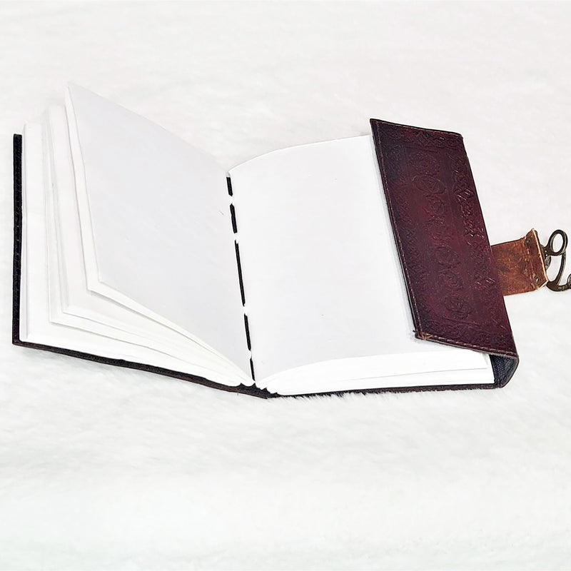 Leather Journal -  Chakra w/Latch - 5" x 7"