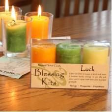 Candle Blessed Kit - Herbal Luck-Candles-Quanta Distribution Inc.-The Bat Witch Cavern
