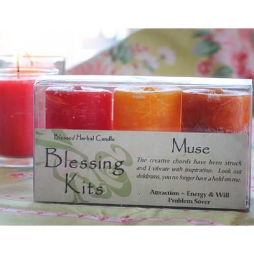 Candle Blessed Kit - Herbal Muse-Candles-Quanta Distribution Inc.-The Bat Witch Cavern