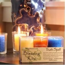 Candle Blessed Kit - Herbal Truth Spell-Candles-Quanta Distribution Inc.-The Bat Witch Cavern