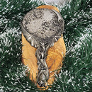 Miroir à main chauve-souris et lune