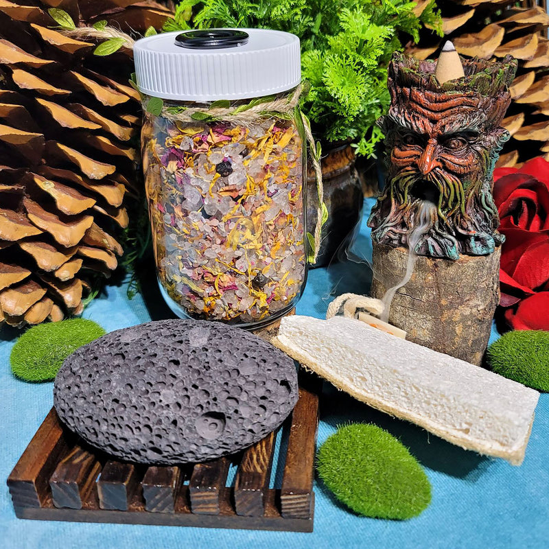 "Witches Armor" - Magick Protection Herbal Bath Salts -  16oz