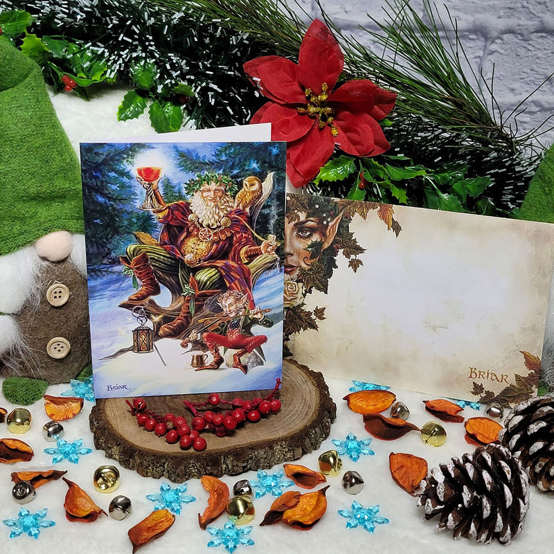 Card - Festive Druid by Briar