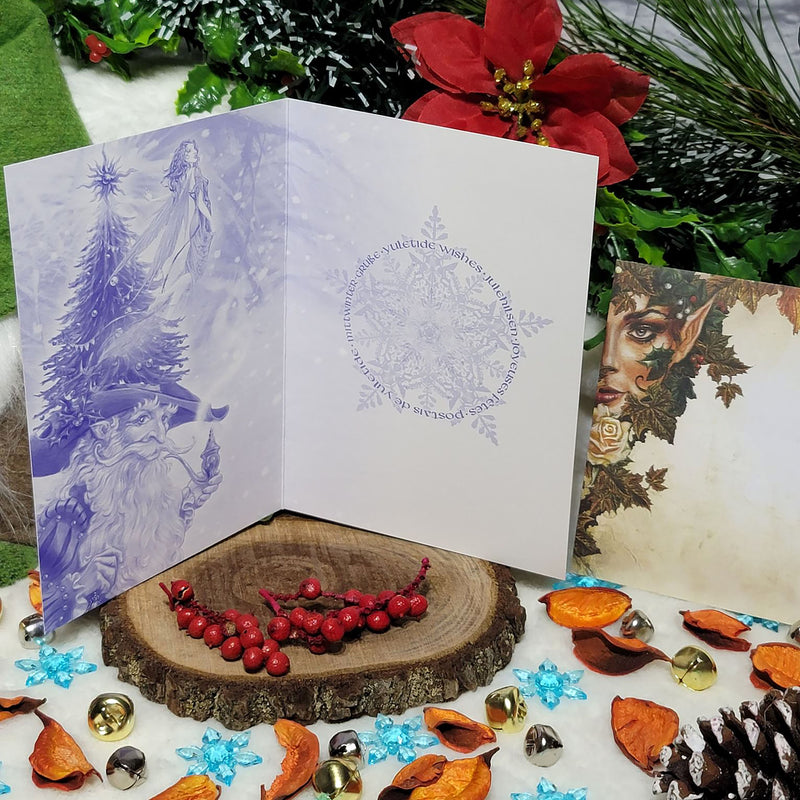 Card - Festive Druid by Briar