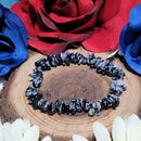 Bracelet - Stone Chip - Obsidienne Flocon de Neige