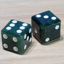 Jouer aux dés - Jade néphrite canadien 0,6" (pièce unique)