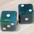 Jouer aux dés - Jade néphrite canadien 0,6" (pièce unique)