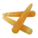 Orange Calcite Wand - Approx. 5.5" Long-Crystals/Stones-Nature's Expression-The Bat Witch Cavern