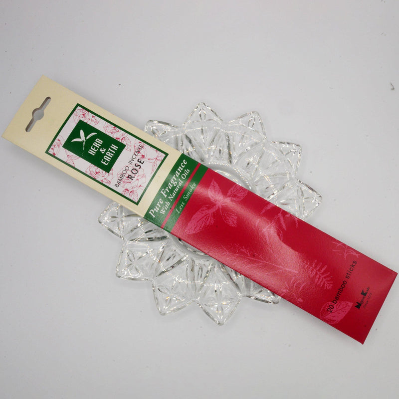 Herb & Earth - Rose - Incense Sticks (20 Per Pack)-Scents/Oils/Herbs-Kheops-The Bat Witch Cavern