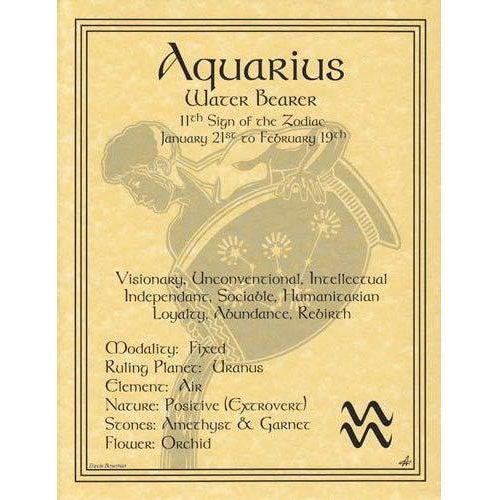 Astrological - Aquarius-Tarot/Oracle-Azure Green-The Bat Witch Cavern