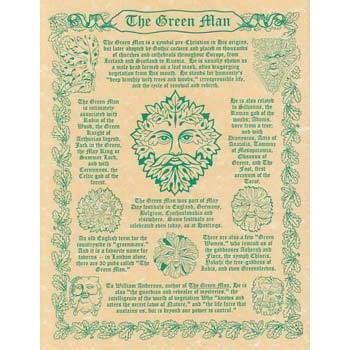 Deity Prayers - Greenman-Tarot/Oracle-Azure Green-The Bat Witch Cavern