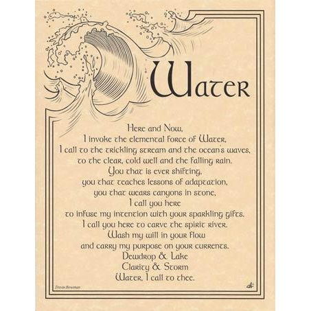 Wicca/Witchcraft - Water Invocation-Tarot/Oracle-Azure Green-The Bat Witch Cavern