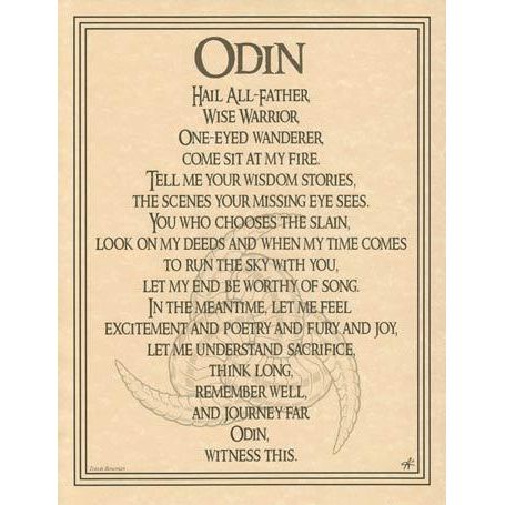 Deity Prayers - Odin-Tarot/Oracle-Azure Green-The Bat Witch Cavern