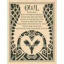 Animal Prayers - Owl-Tarot/Oracle-Azure Green-The Bat Witch Cavern