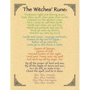 Wicca/Witchcraft - Witches Rune Poster-Tarot/Oracle-Azure Green-The Bat Witch Cavern