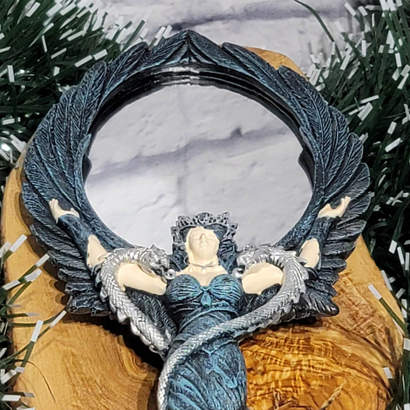 Black Angel Hand Mirror