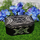 Resin Tarot / Storage Box - Triple Moon 5" x 7"