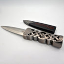 Athame - Scottish Athame (Green Crystal) - 9" Long-Home/Altar-Azure Green-The Bat Witch Cavern