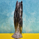 Tour fossile Orthoceras - 13-15" de haut