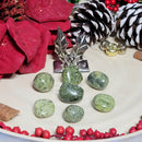Green Snakeskin Jasper Tumbled Stone